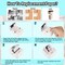 Mini Sticker Printer Bluetooth Smart Pocket Inkless Thermal Printer with 11 Rolls Thermal Paper and Sticker for iOS&Android, Portable Receipt Printer for Photo Journal Notes Memo